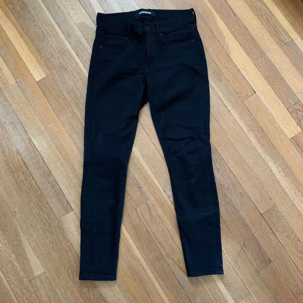 EXPRESS BLACK JEGGINGS